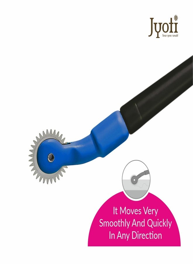 Jyoti 36456 Tracing Wheel Sewing Tool, Plastic Handle Needle Point Tracing Wheel, Ideal for Leather Craft, Tailoring, Stitching, Alteration, Home, Office, Plastic (Medium) - 5 Pieces in a Box - Image 4